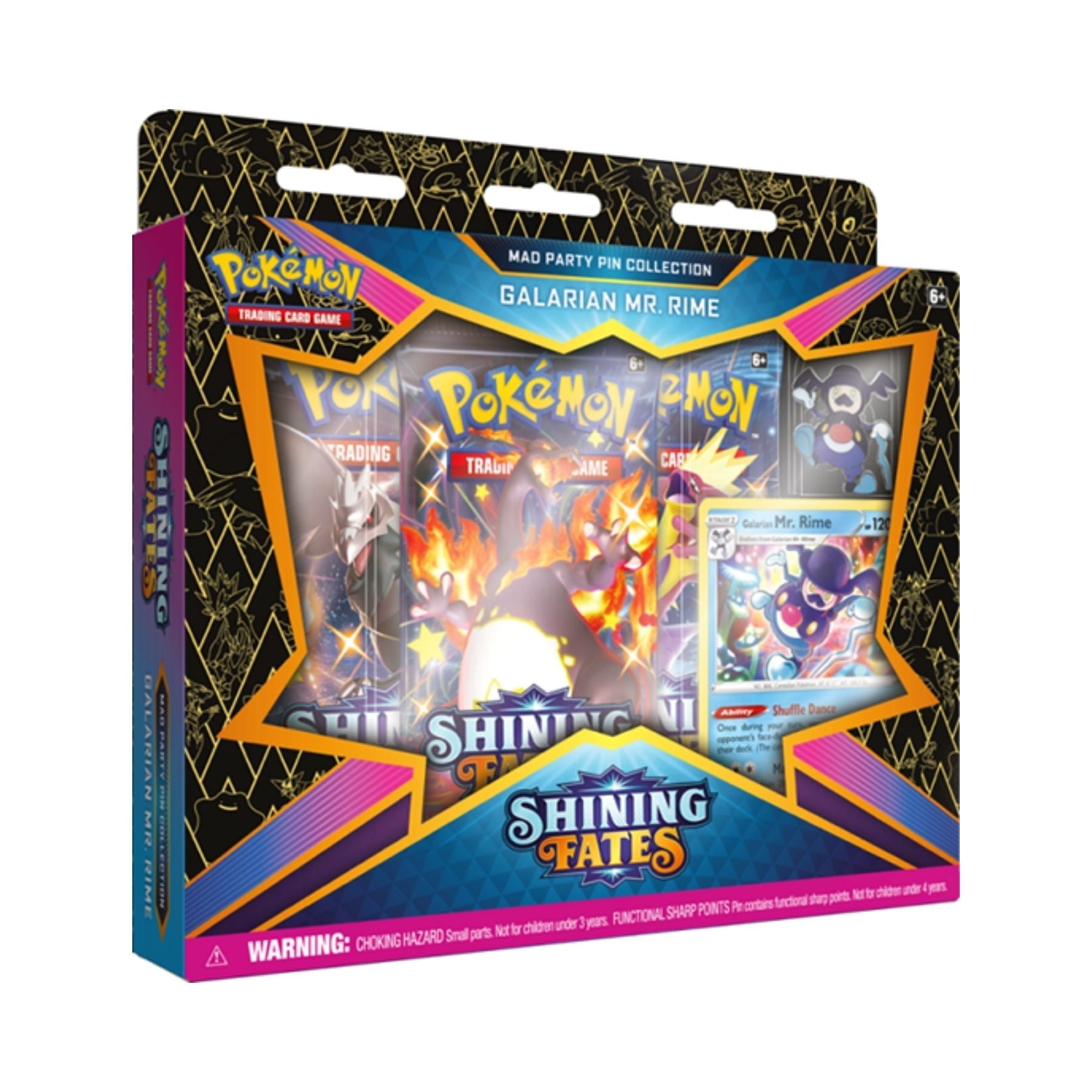Pokemon - Shining Fates - Mad Party Galarian Mr. Rime Pin