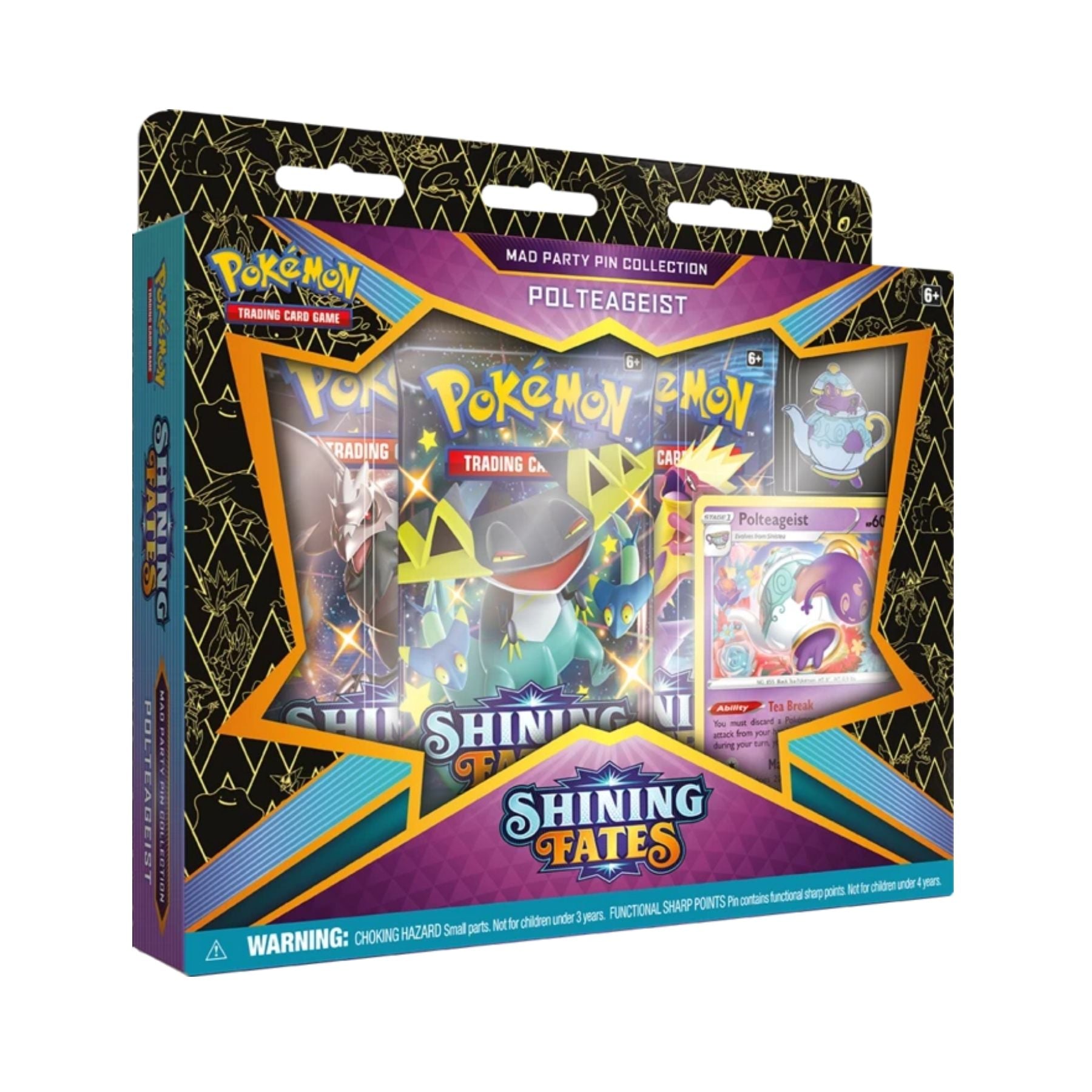 Pokemon - Shining Fates - Mad Party Polteageist Pin