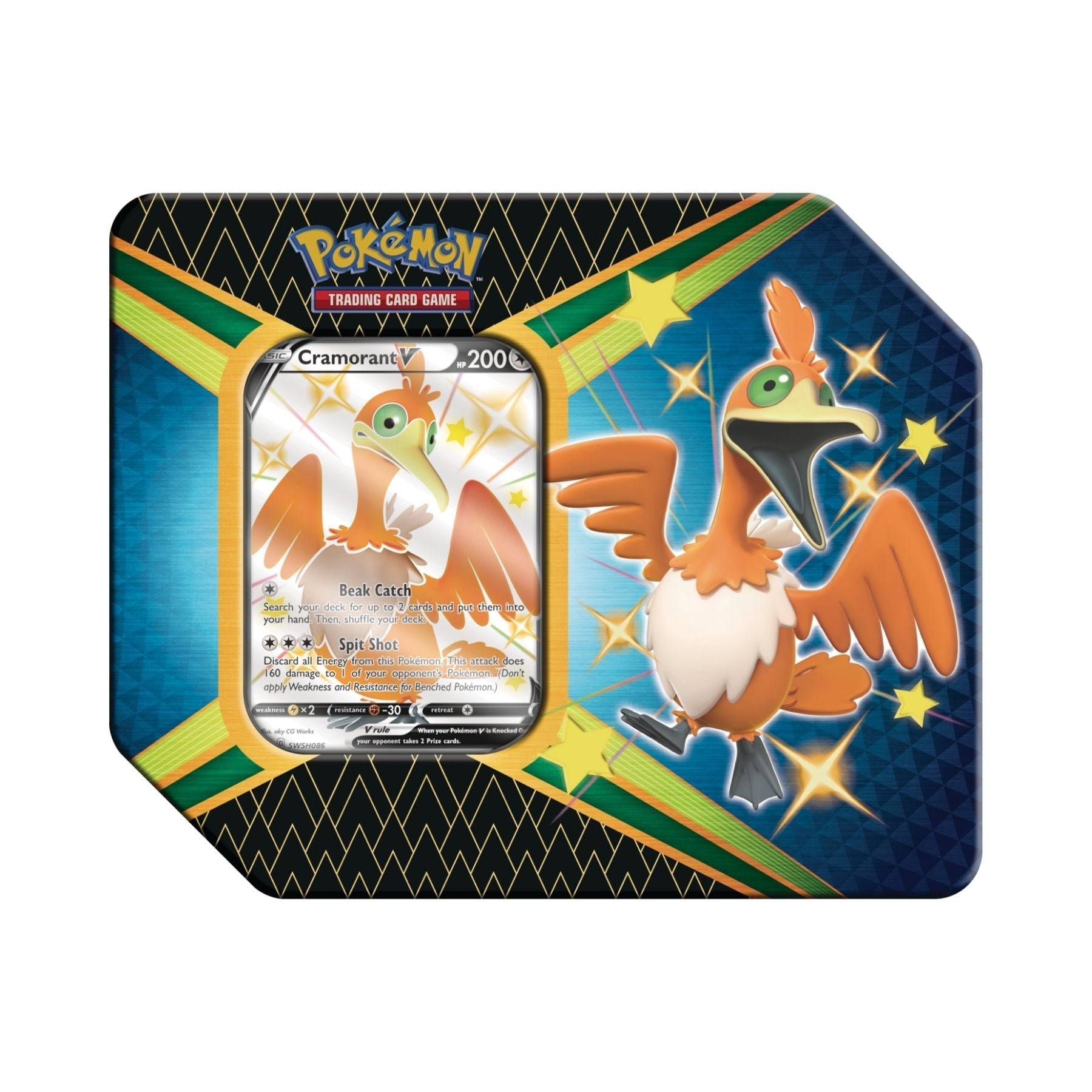 Pokemon - Shining Fates - Cramorant V Tin