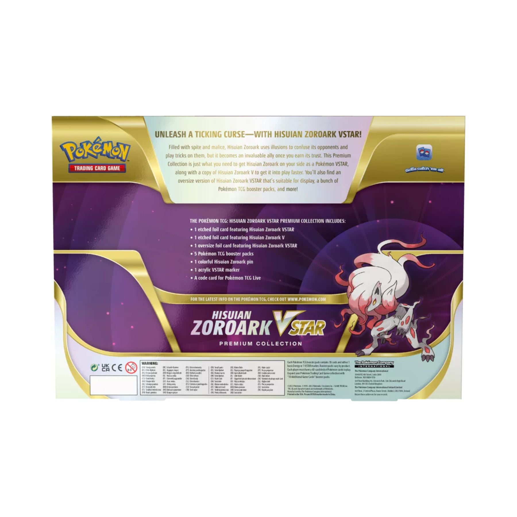 Pokemon - Hisuian Zoroark VSTAR - Premium Collection